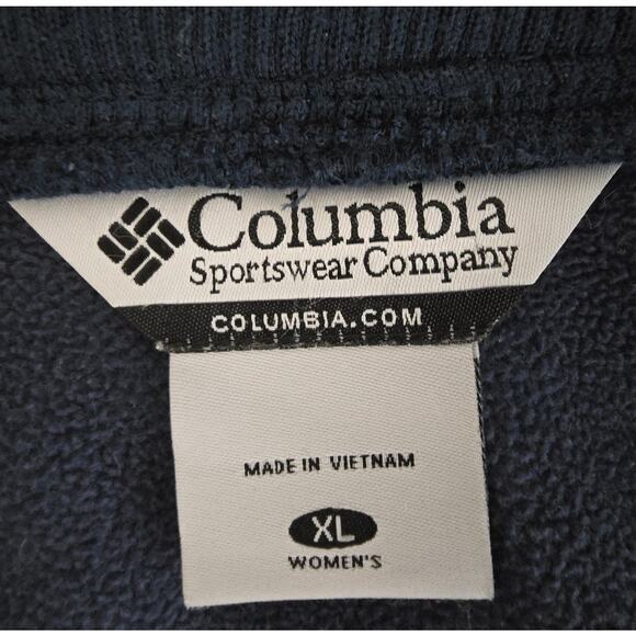 Columbia Blue Hooded Jacket Embroidered West Virginia Mountaineers Women's XL - Picture 9 of 10